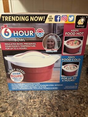 6 Hour Insulated Serving Bowl Brand New Im Box